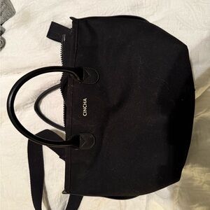 Cincha Black Crossbody Bag
